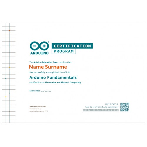 ARDUINO certificado