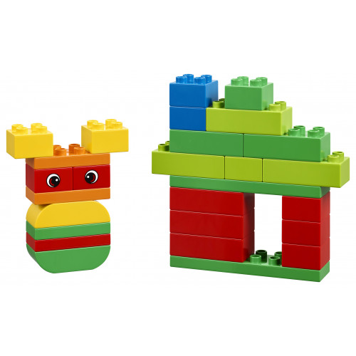 Figuras creadas con el Set creativo de ladrillos de Lego Duplo