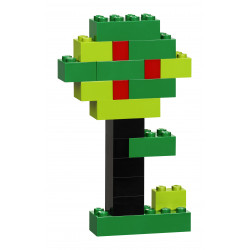 Árbol creado con el Set creativo de ladrillos de LEGO