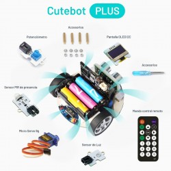 Componentes de Cutebot plus de Micro:Bit