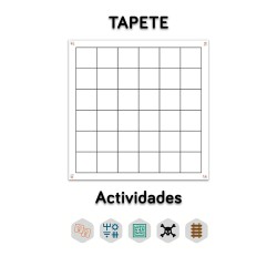 Contenido: Tapete Blanco y fichas descriptivas