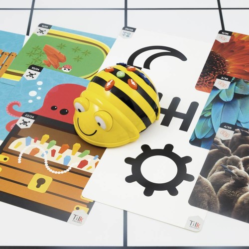 TILK Education: Tapete Blanco y fichas de actividades para trabajar con Bee-Bot