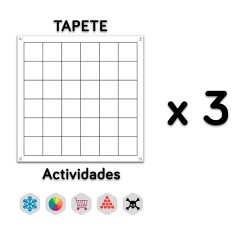 Tapete Blanco y actividades para Infantil (pack x3)