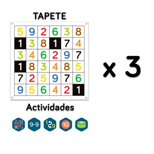 TILK Education: tapete números y actividades para Infantil (pack x3)