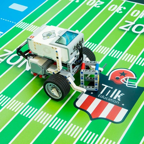 Tapete Fútbol Americano de TILK Education y LEGO ® MINDSTORMS Education EV3