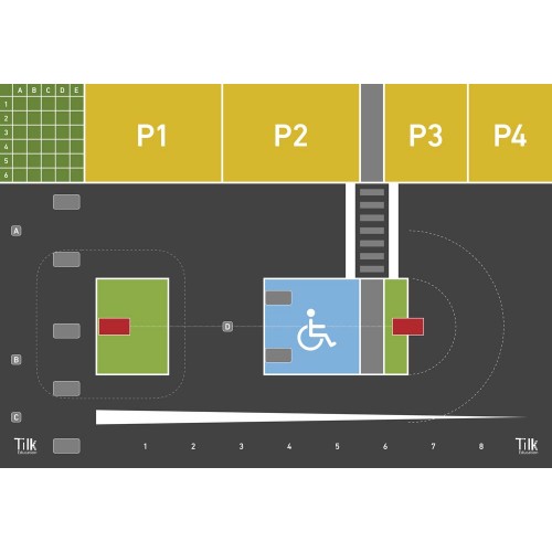 Tapete movilidad para Ev3 de lego education