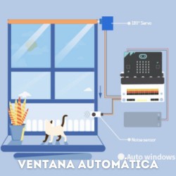 Ventana automática con Smart home kit de micro:bit