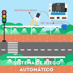 Sistema de riego automático de Smart City Kit de micro:bit