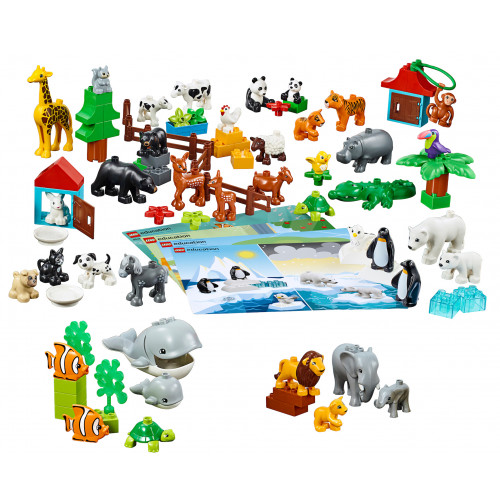 Contenido de Animales Lego Duplo