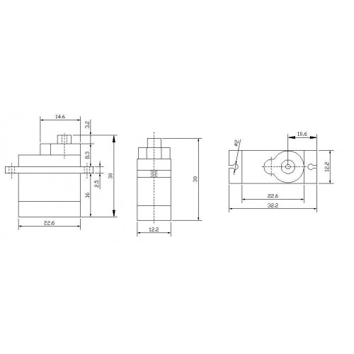 Esquema de Microservo de 360 grados