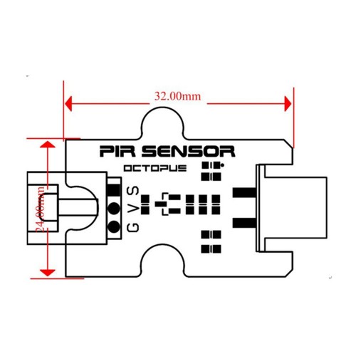 Medidas del Sensor PIR de presencia