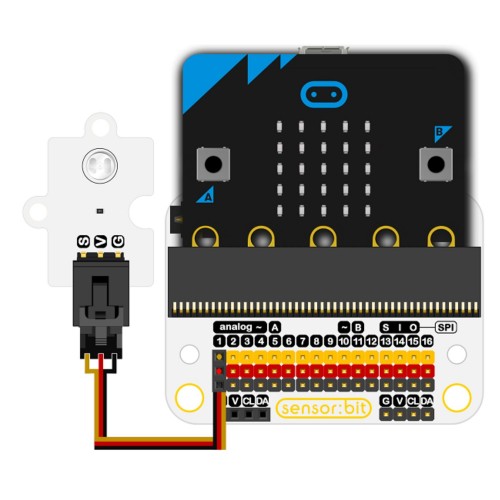 Conexión con sensor:bit de micro:bit