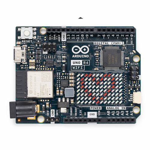 Frente de la placa Arduino UNO Wifi R4