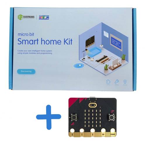 Caja del Kit de hogar inteligente de micro:bit con tarjeta