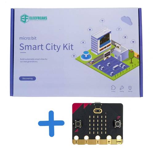 Caja de Smart City Kit de micro:bit con tarjeta