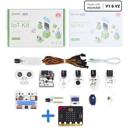 Contenido de Smart Science IoT Kit con tarjeta