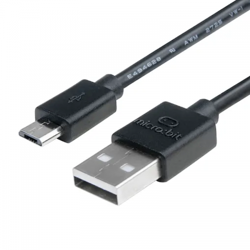 Detalle cable de conexión para microbit USB-microUSB