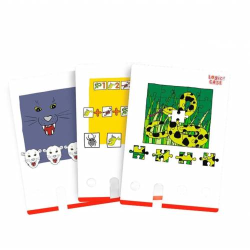 Set ampliación 7+ juego de mesa Logic! Case animales peligrosos tarjetas