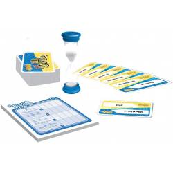 Juego de mesa Time's Up Kids Party versión azul contenido