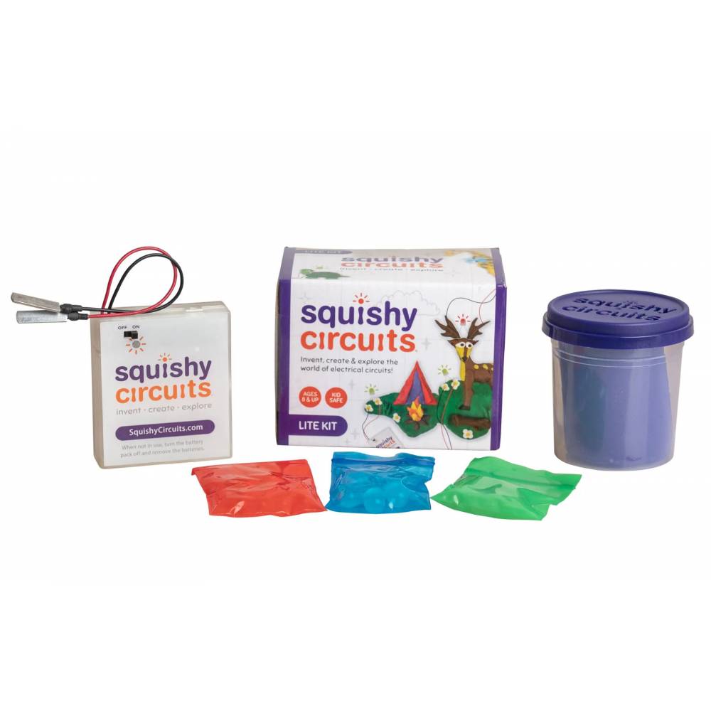 Squishy Circuits Lite kit Plastilina conductiva Squishy Circuits Lite kit Plastilina conductiva