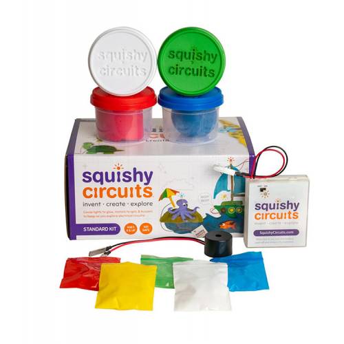 Squishy Circuits Standard kit Plastilina conductiva caja