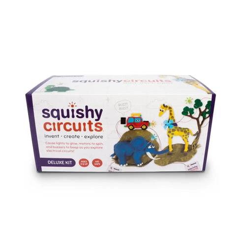 Squishy Circuits Deluxe kit Plastilina conductiva caja