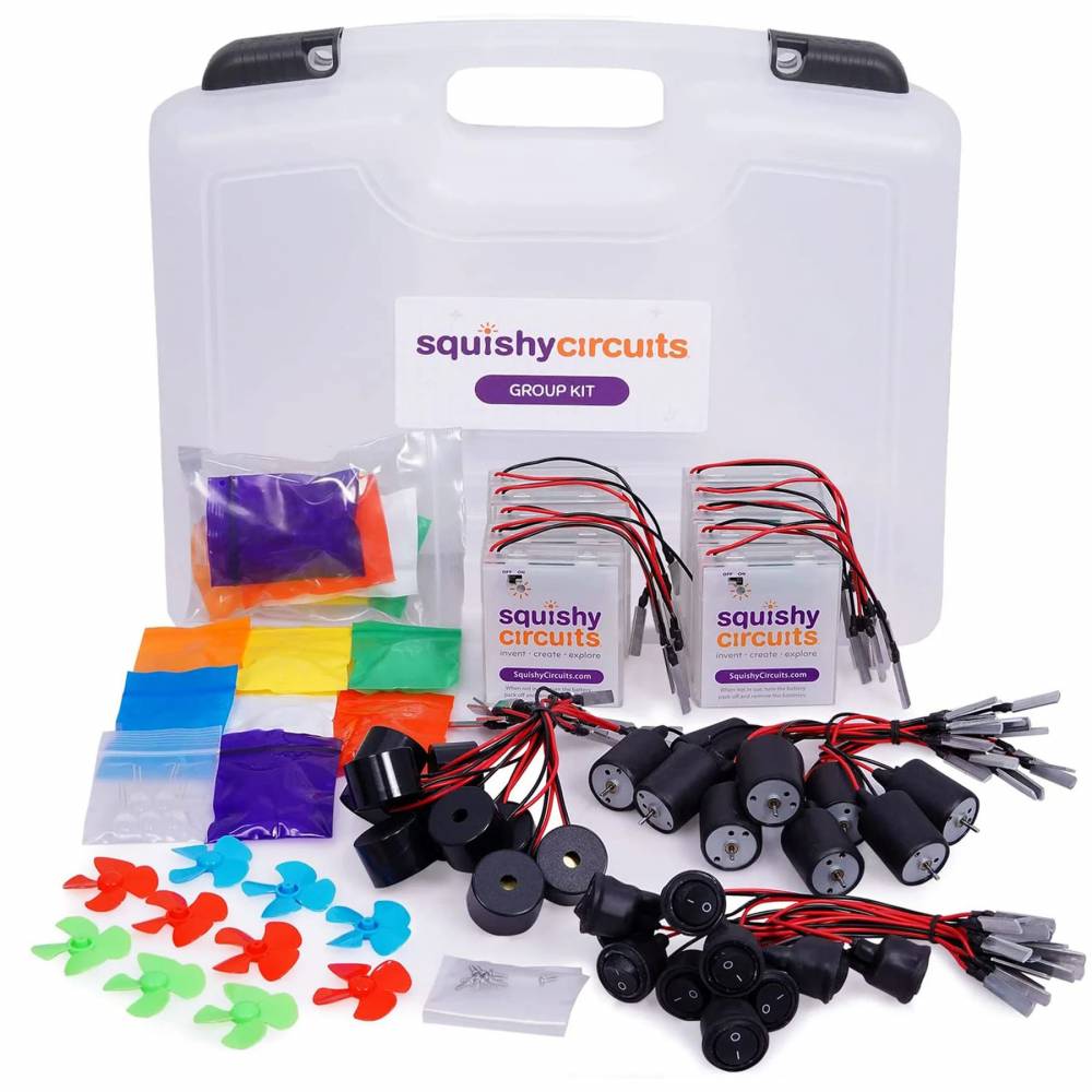 SquishyCircuits Group kit Plastilina conductiva SquishyCircuits Group kit Plastilina conductiva