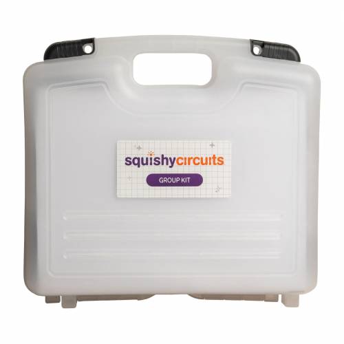 SquishyCircuits Group kit Plastilina conductiva maletín