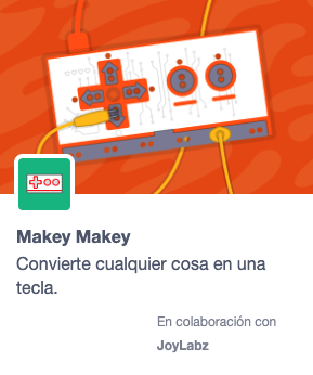 extension de makey makey para scratch