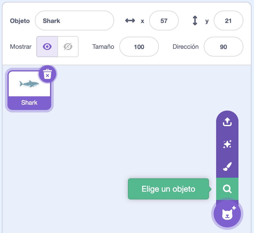 Crear el personaje scratch