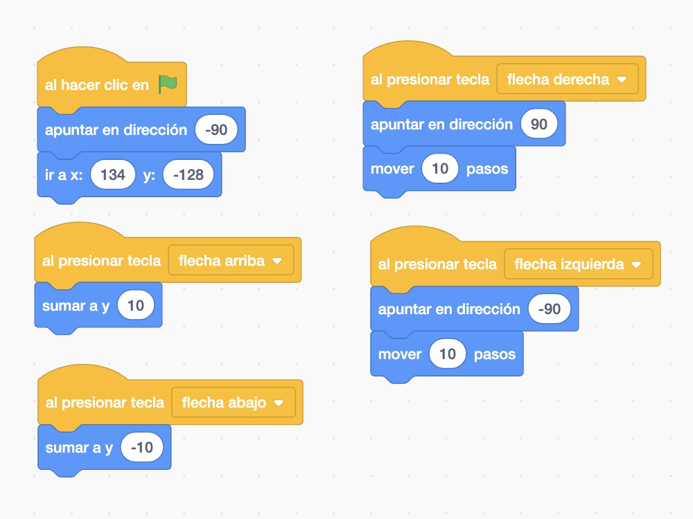 Crear el movimiento del personaje