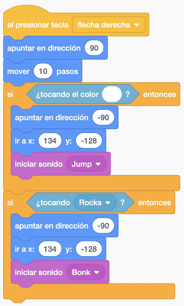 Logica de colisiones elementos estaticos