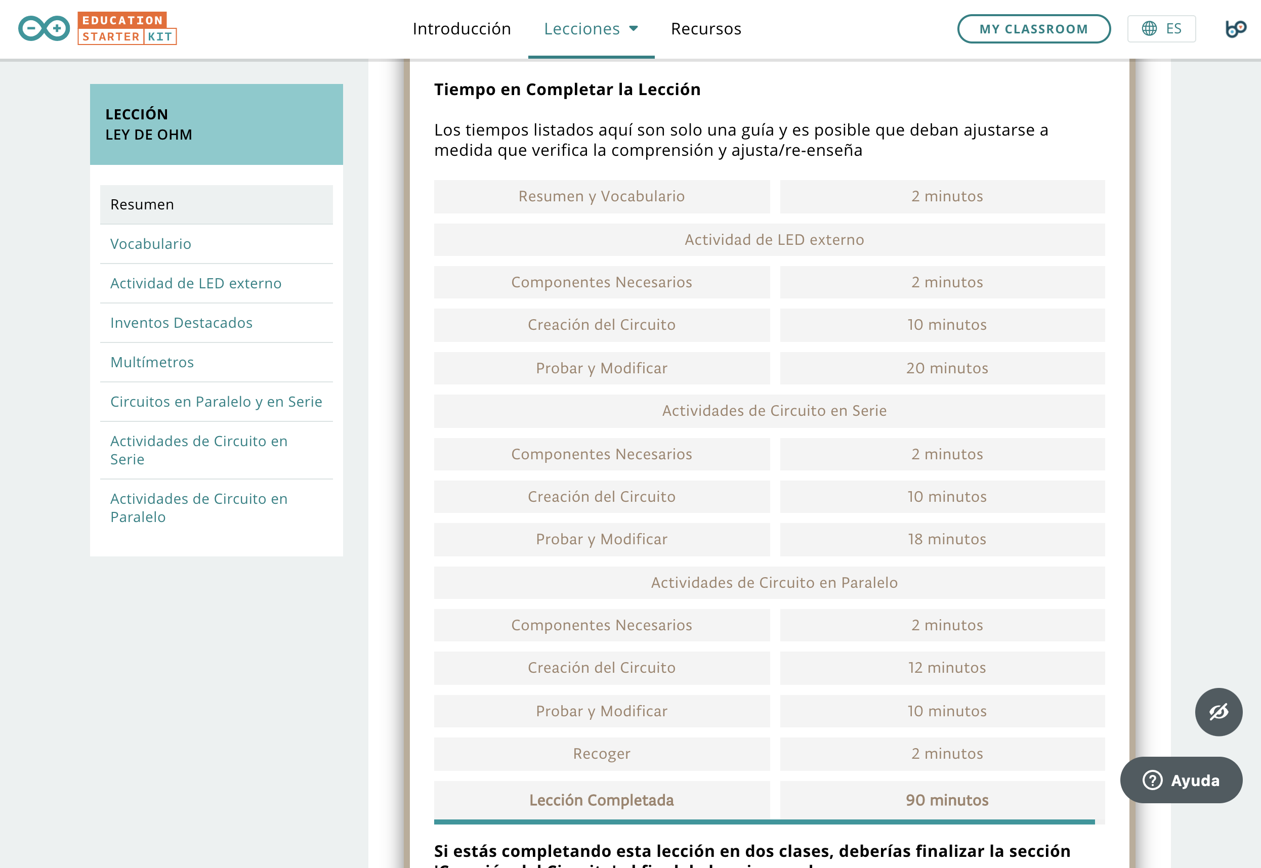 arduino plataforma planificación