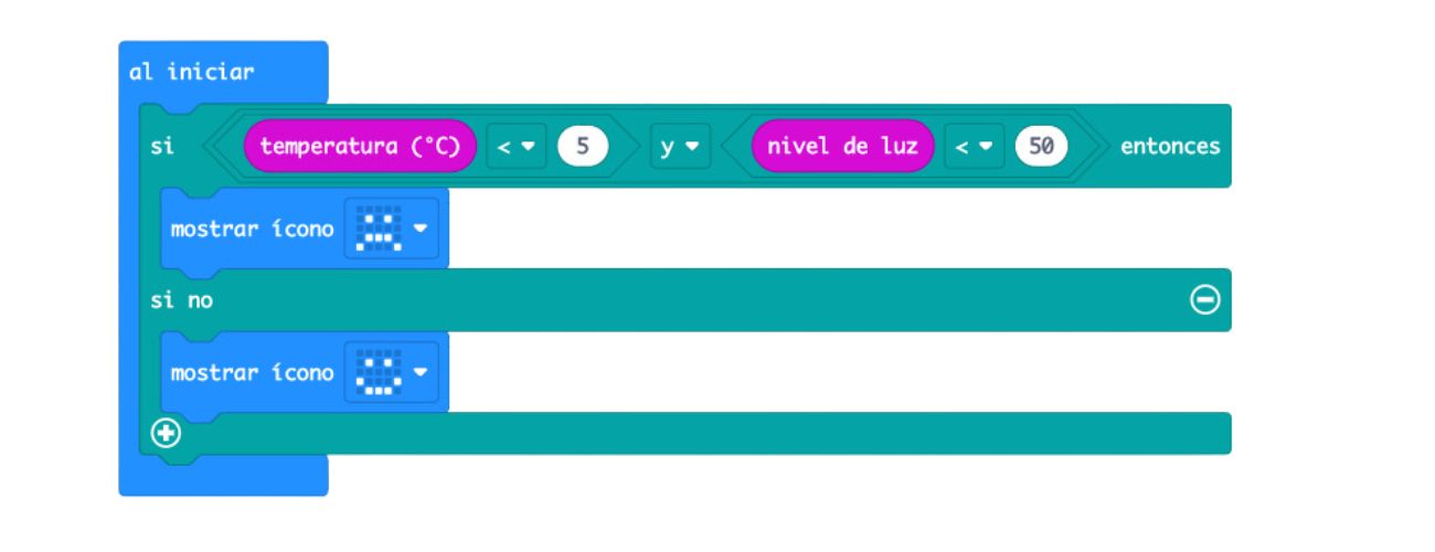 bloques en microbit y makecode