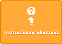 App Blue Bot modo reto instrucciones aleatorias