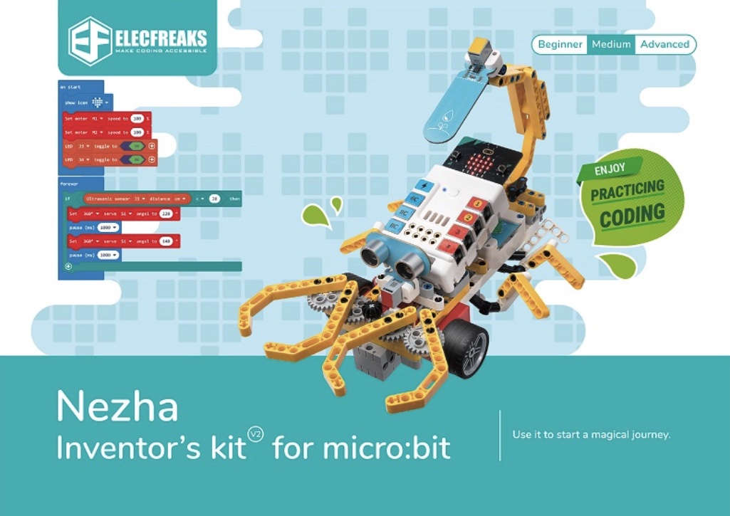 inventor nezha microbit programar