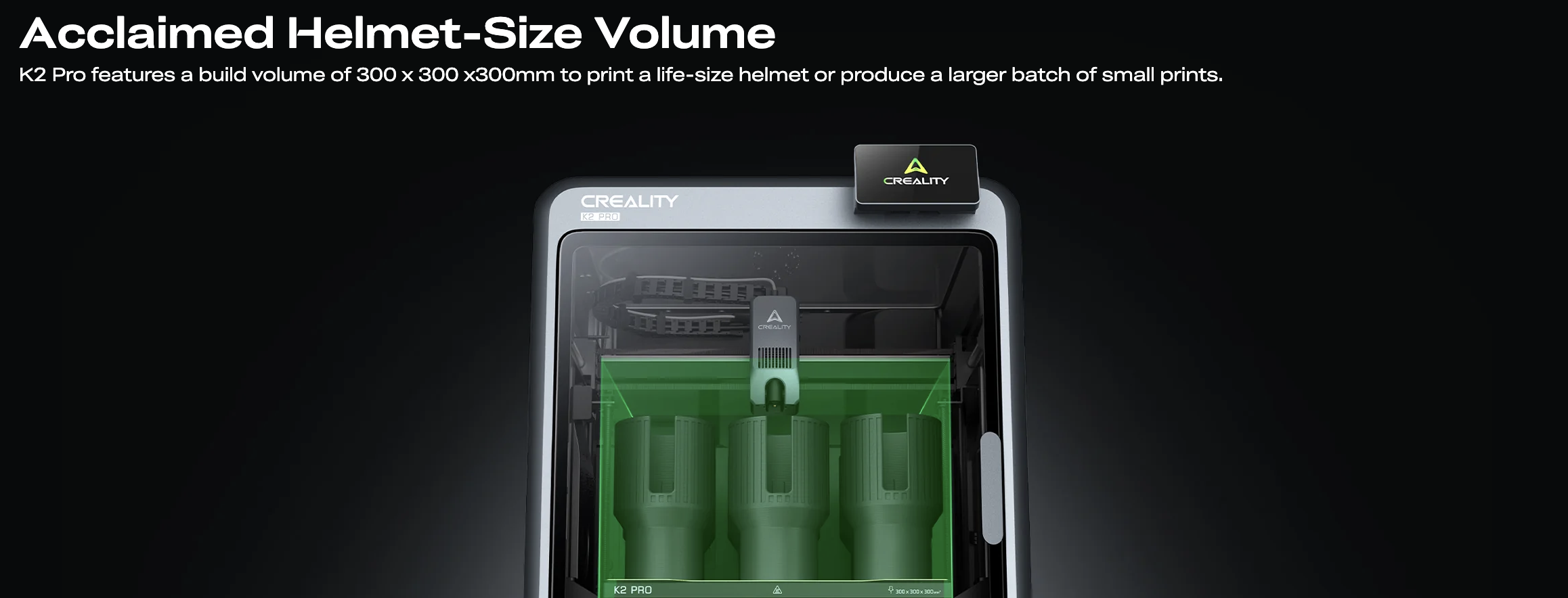Volumen Impresora 3D Creality K2 Pro Combo Volumen Impresora 3D Creality K2 Pro Combo