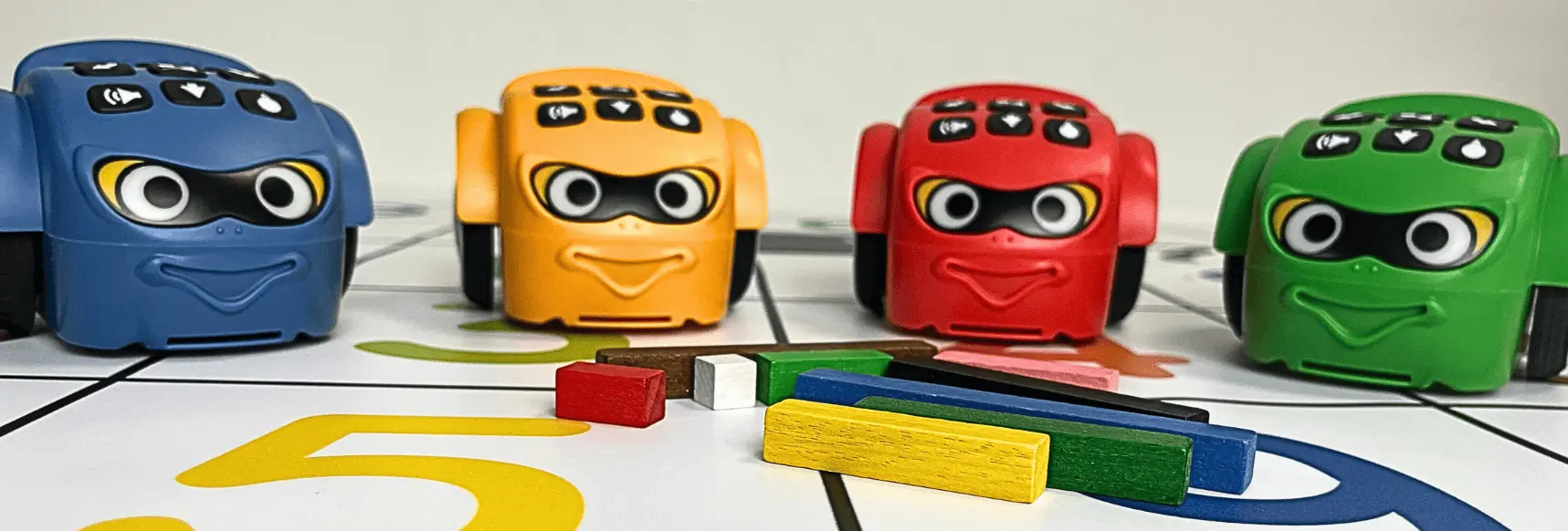 Actividad de matemáticas con robótica educativa