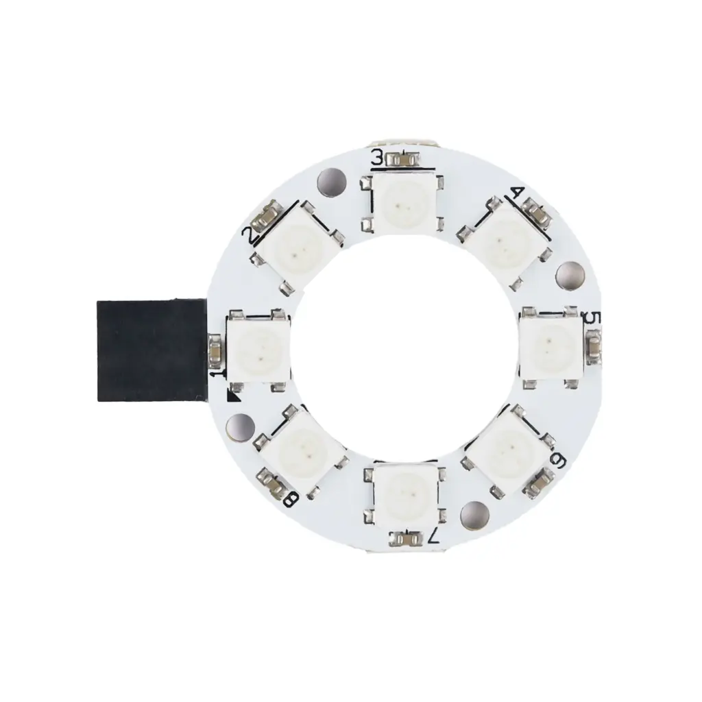 Anillo de 8 LEDs RGB Arcoíris 