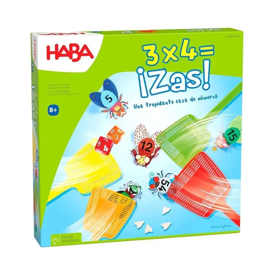 Juego de mesa 3x4 ¡Zas!