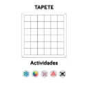 Infantil BLANCO tapete y actividades