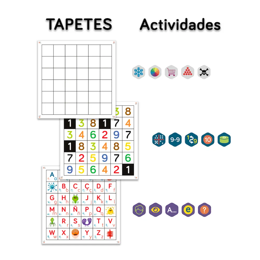 PACK AULA infantil tapetes y actividades