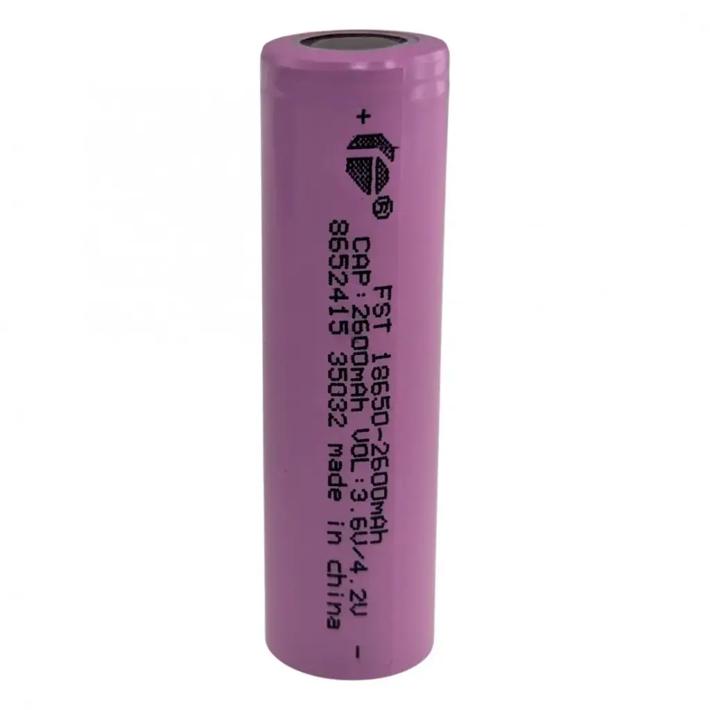 Batería 18650 2600mAh 3,7V recargable de litio Li-ion