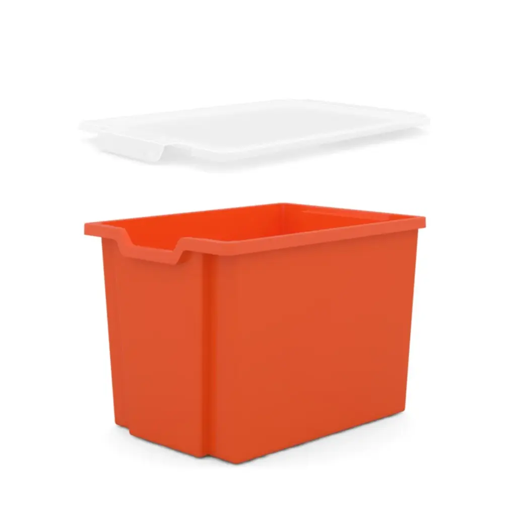 Cubeta grande de almacenaje para aula y material de robótica