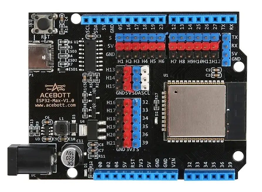 Placa ESP32 Max V1.0 con cable USB tipo C de 1 metro ACEBOTT