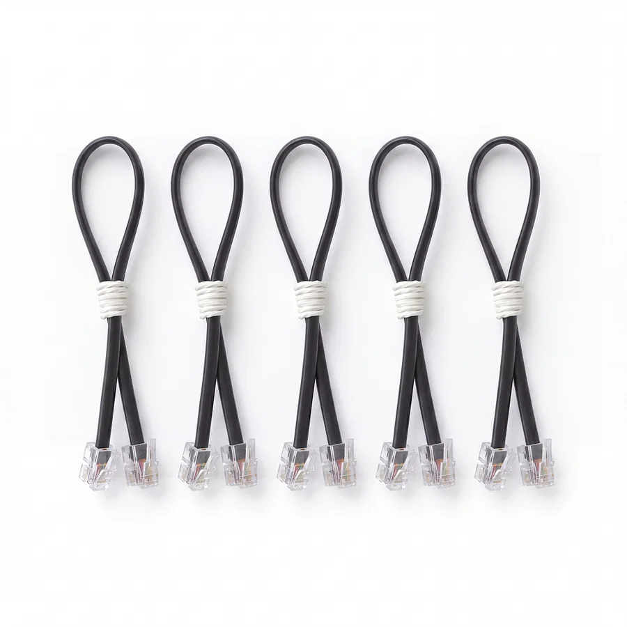 Cable RJ11 4P4C ELECFREAKS de 200 mm (pack de 5)