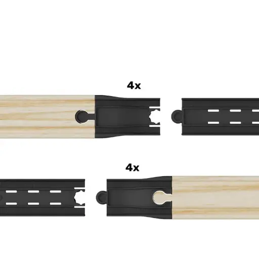 [INT0003] Tren INTELINO adaptadores para pistas de madera