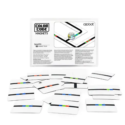 [OZO0007] Kit de velocidad de imanes con códigos de color para Ozobot®