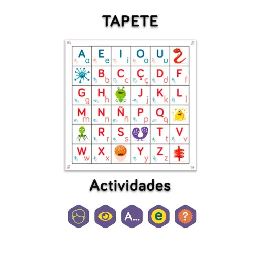 [TLK0003] Infantil LETRAS tapete y actividades