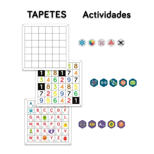 [TLK0009] PACK AULA infantil tapetes y actividades
